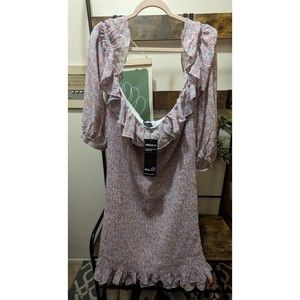 NWT Rebdolls Smocked Floral Cottagecore Plus size Dress size 5X